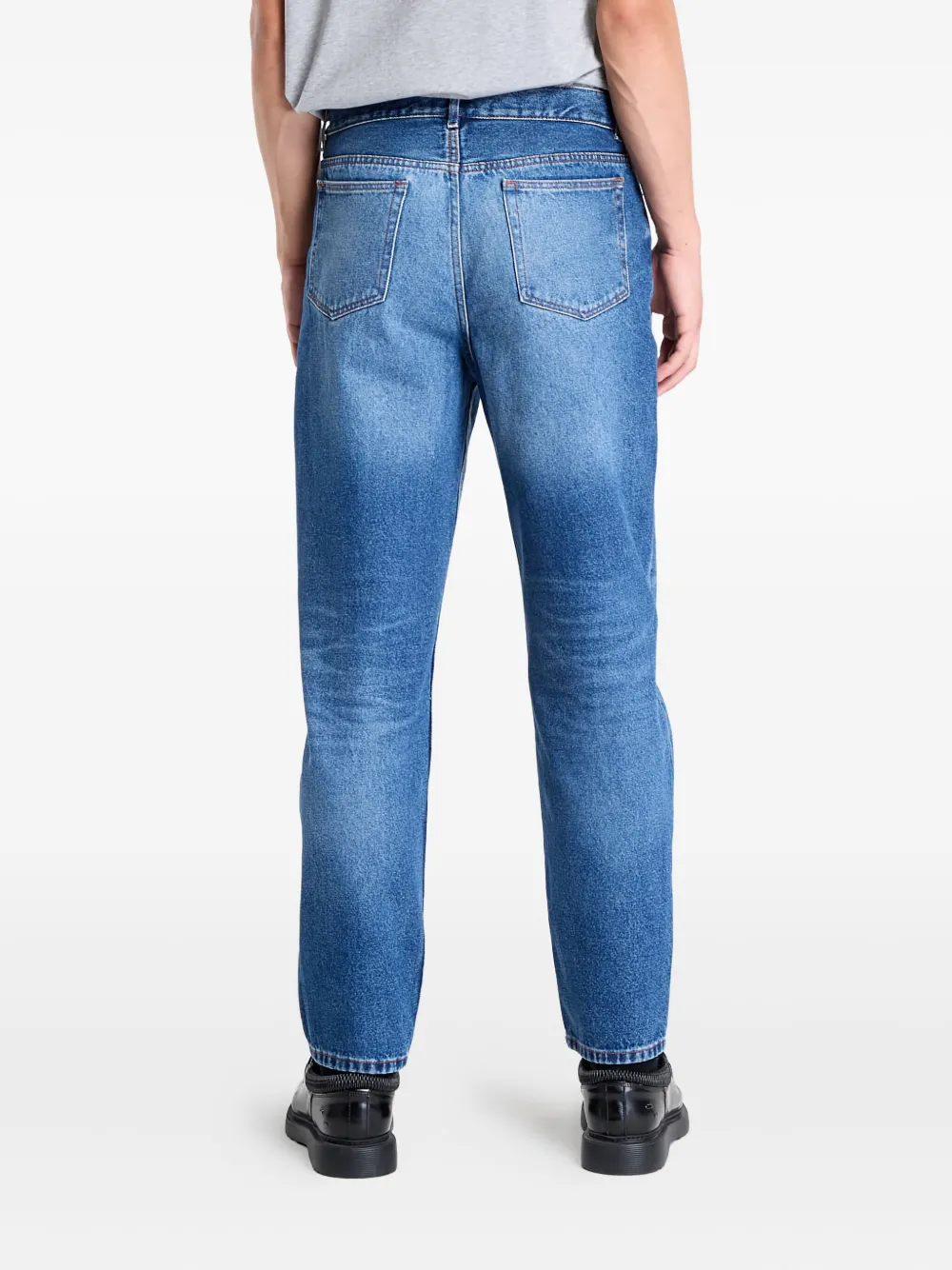 Apc Martin Straight-leg Jeans In Blue