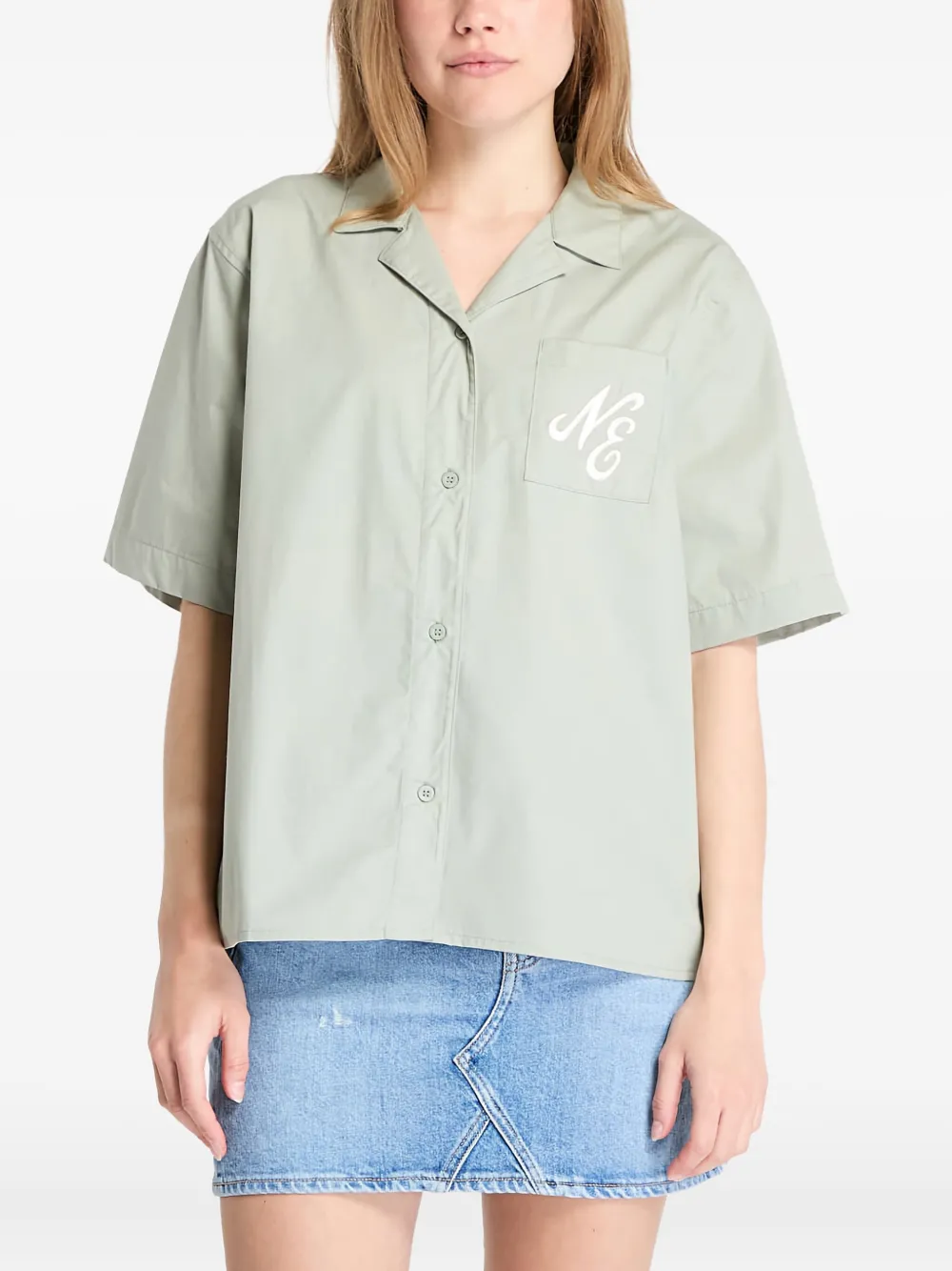 NEW ERA CAP Revere embroidered shirt | Green | Image 1