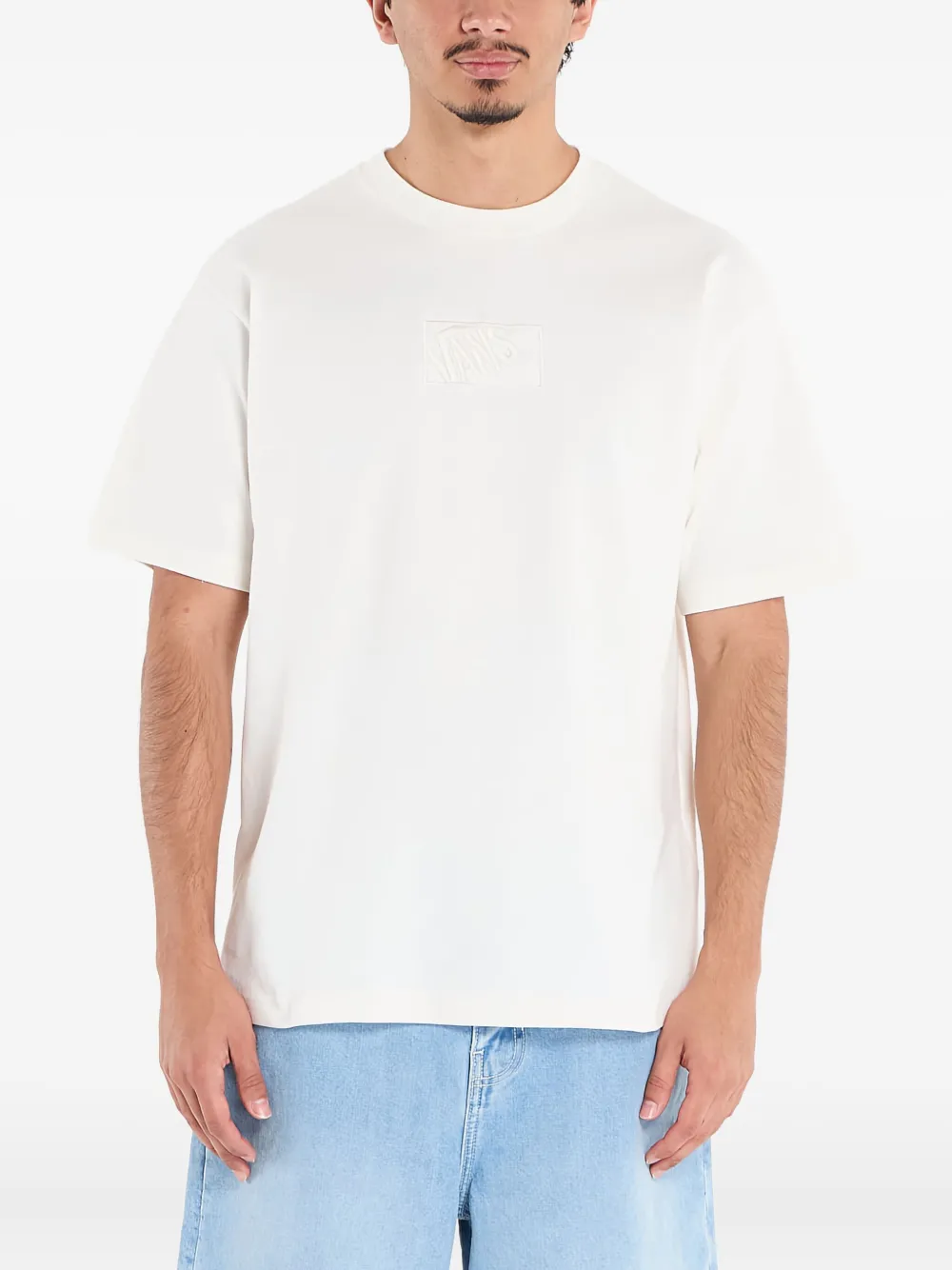Vans logo-patch short-sleeve T-shirt | White | Image 1