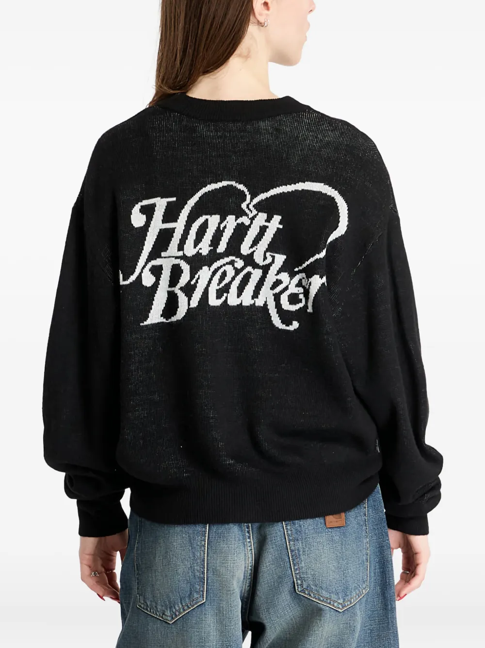 Carhartt WIP Vest met geborduurd logo Zwart