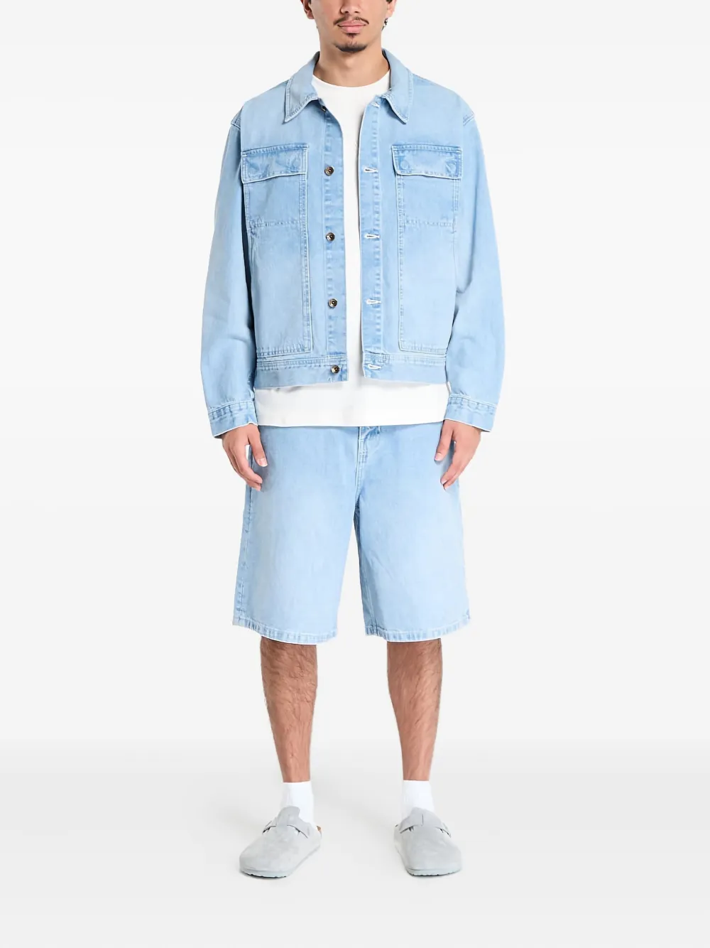 Vans denim five-pocket shorts - Blauw