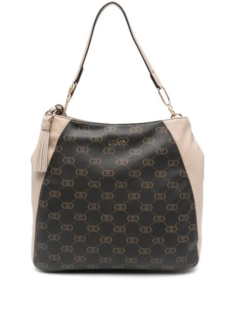 LIU JO logo-plaque tote bag