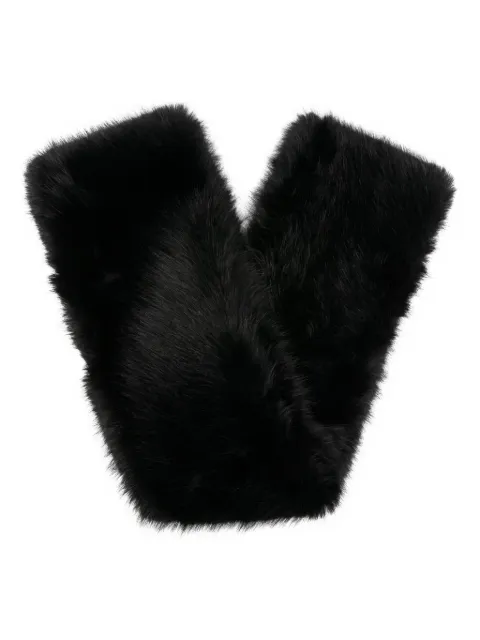 David Koma faux-fur scarf