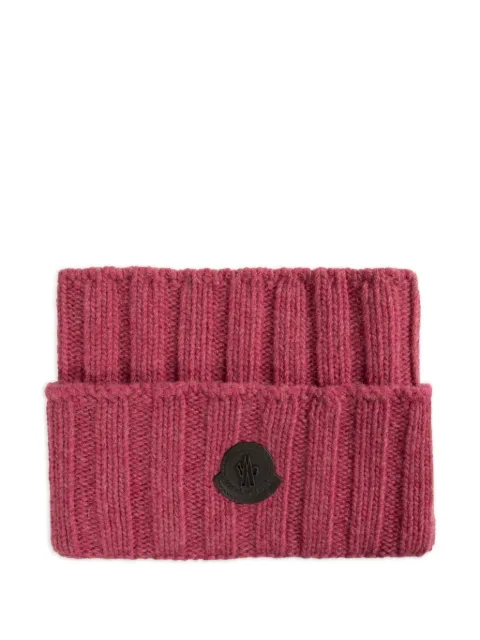 Moncler ribbed wool collar