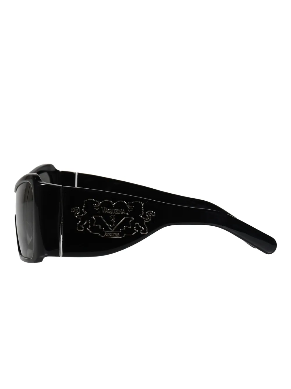  Vaquera Rectangle-frame Sunglasses - Black 