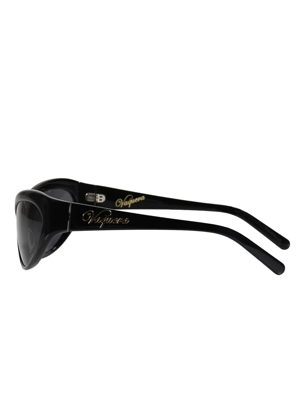  Vaquera Oval-frame Sunglasses - Black 