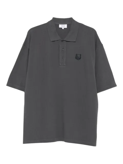 Maison Kitsuné fox-head embroidered polo shirt