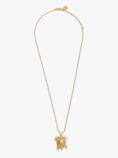 Goossens turtle pendant necklace