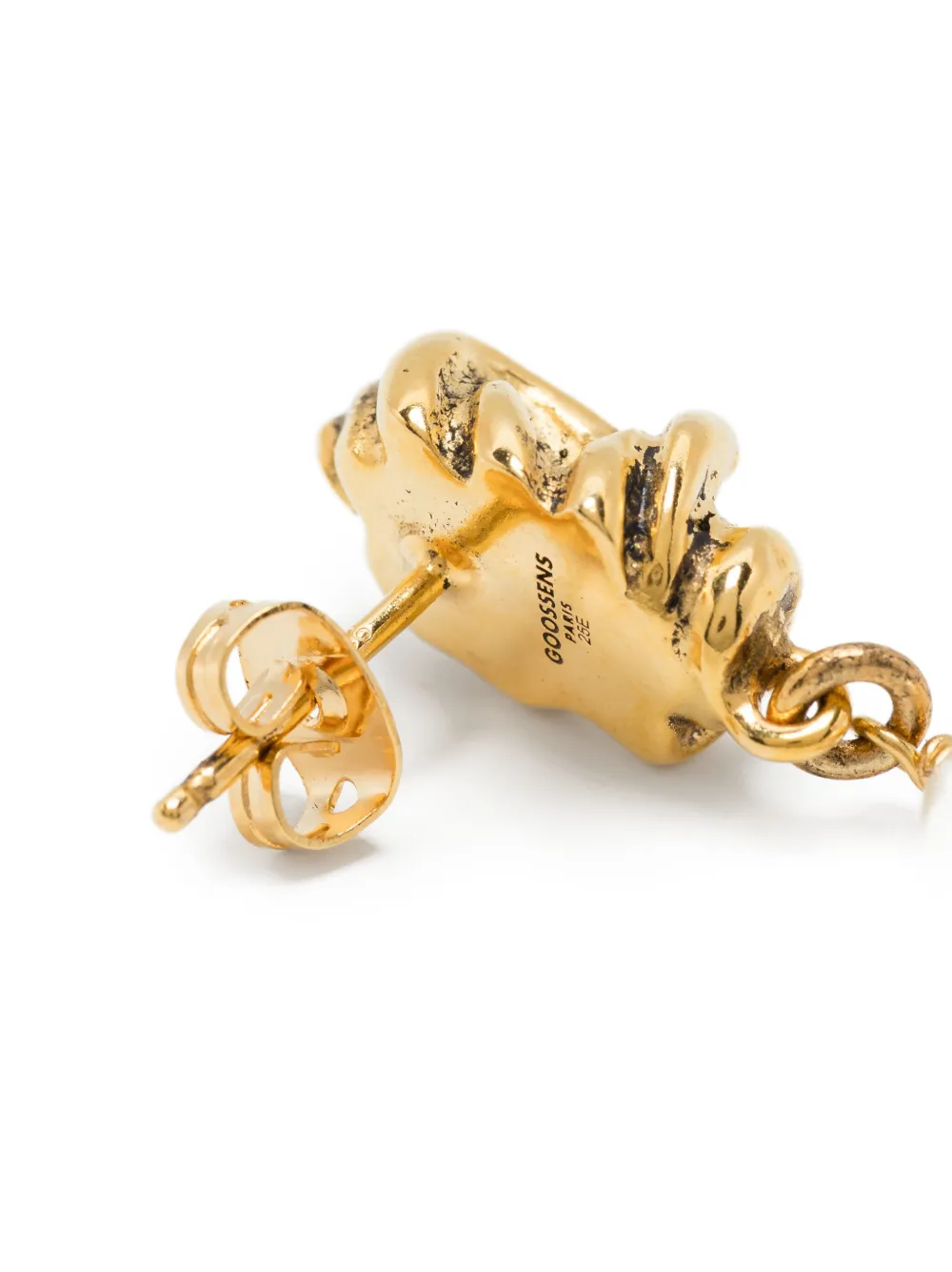 Goossens Riviera Earrings In Gold