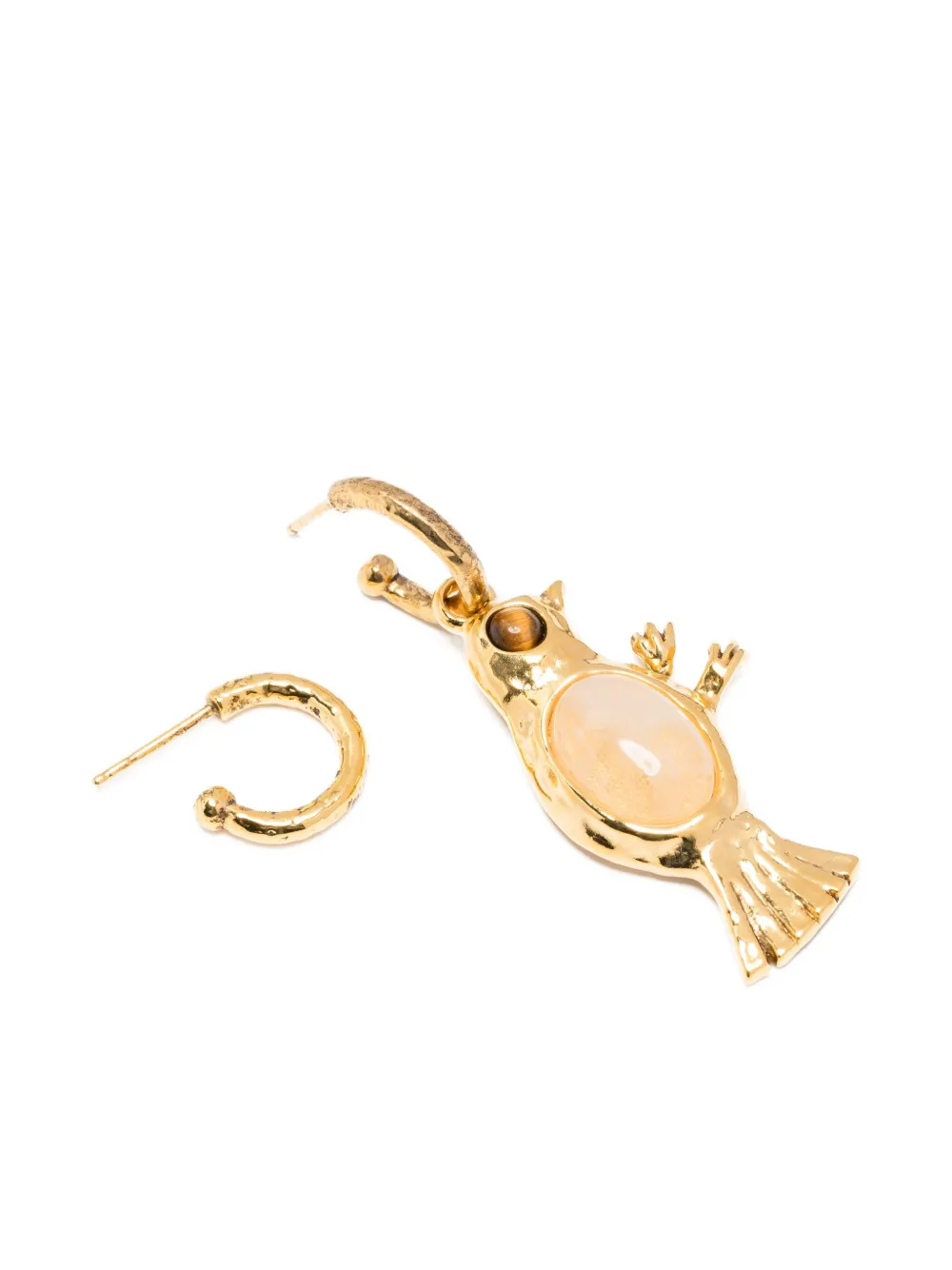 Goossens Balade Bird Earrings In Gold