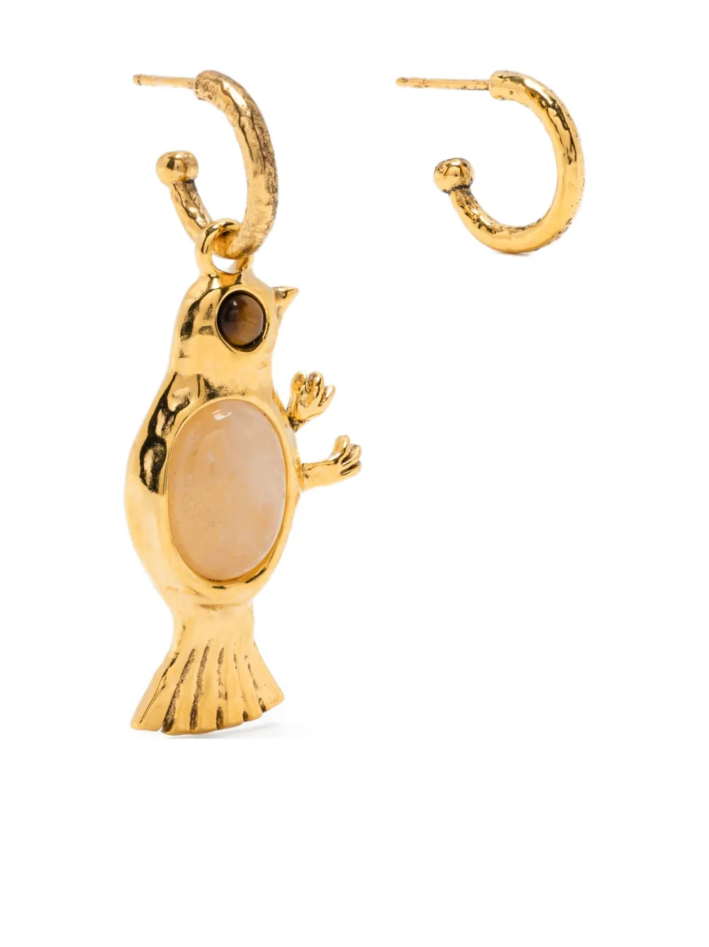 Goossens Balade Bird Earrings In Gold
