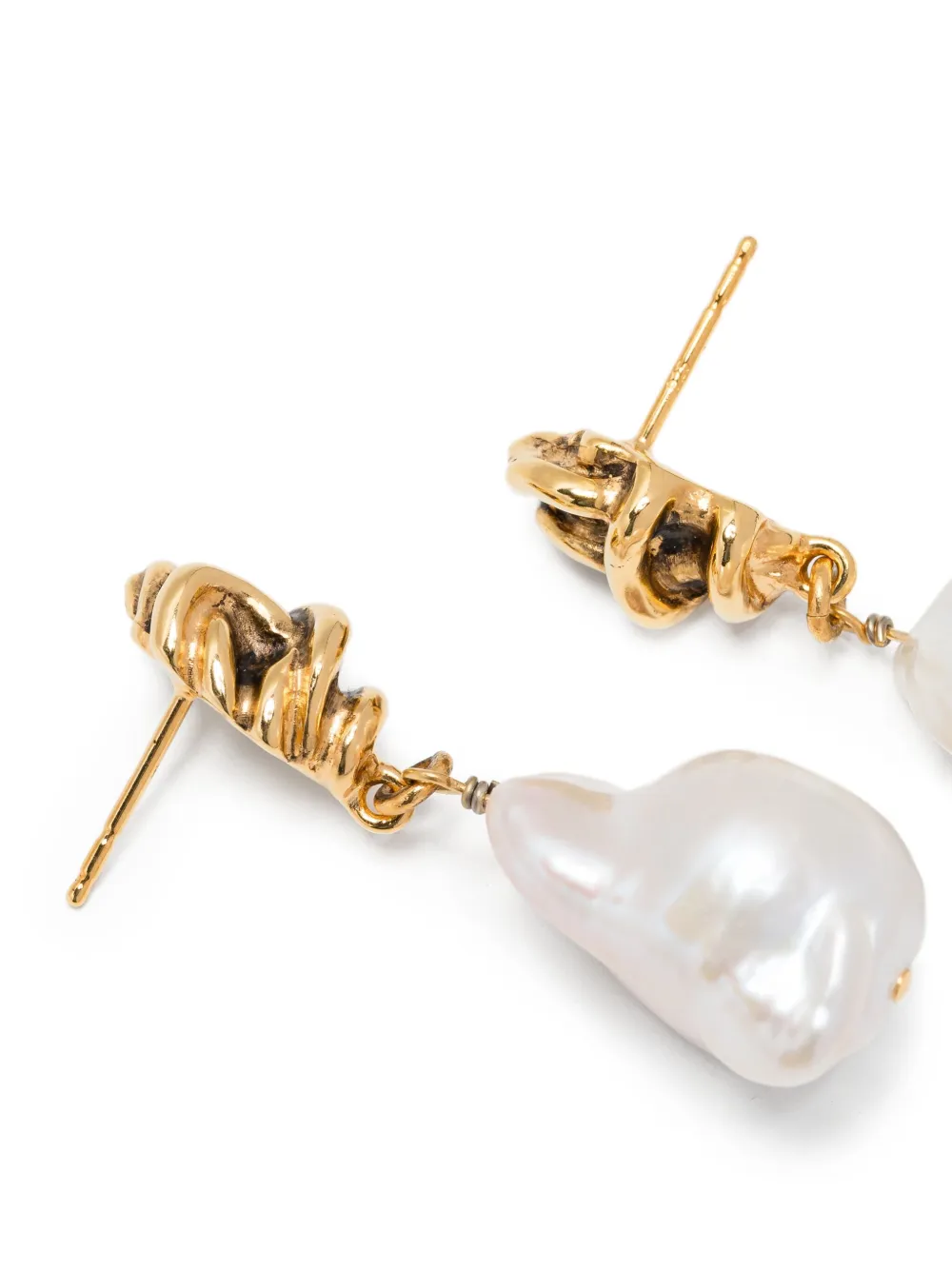 Goossens Riviera Baroque Earrings In White