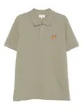 Maison Kitsuné fox-head embroidered polo shirt - Green