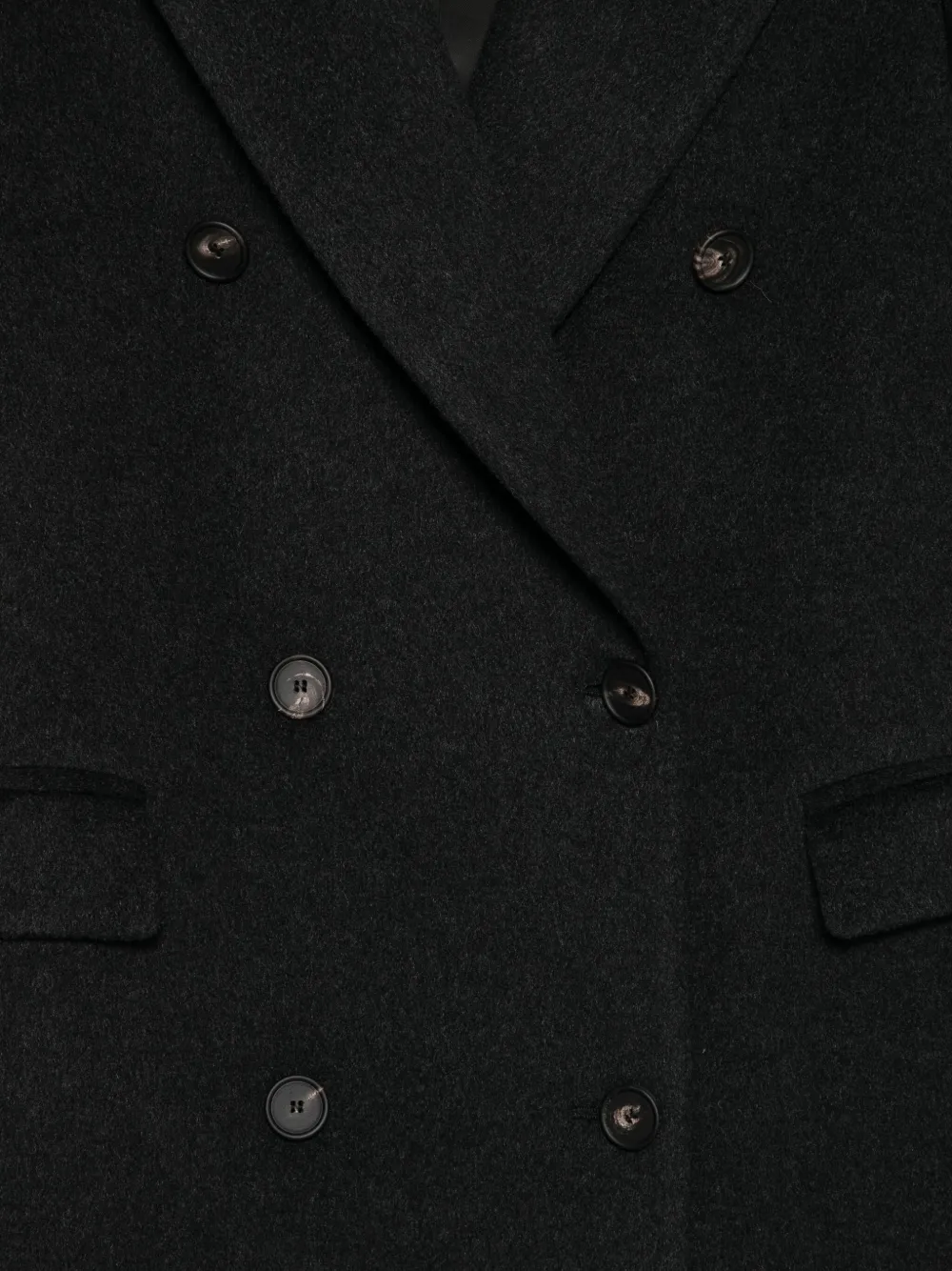 Tagliatore Jas met dubbele rij knopen Zwart