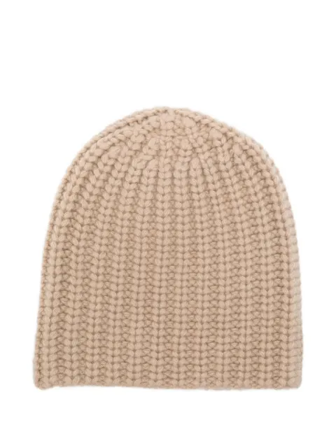 Liska cashmere ribbed beanie