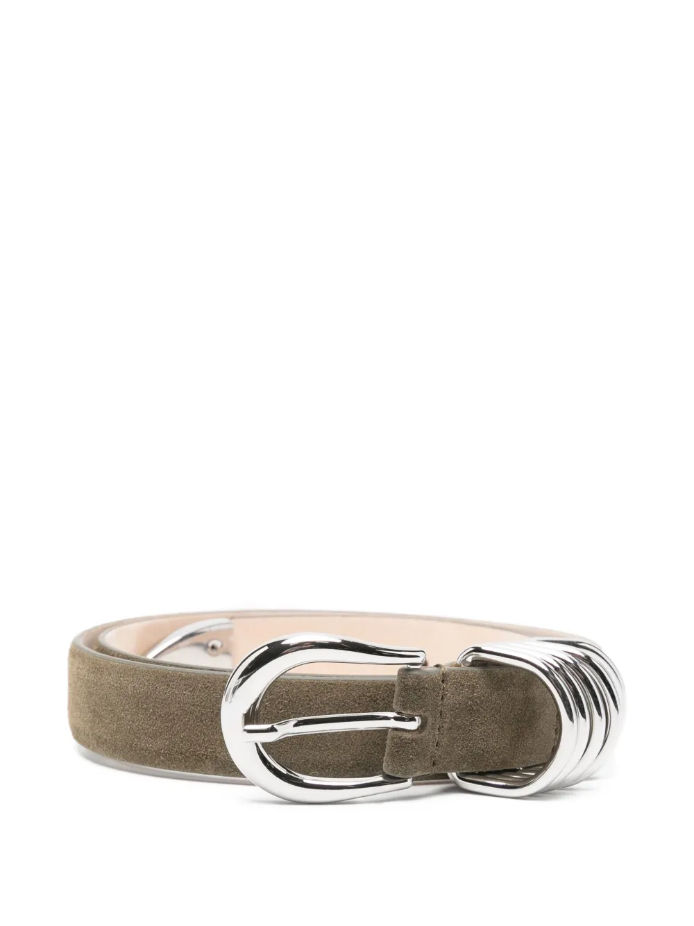 Déhanche Hollyhock suede belt | Green | Image 1