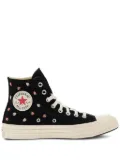 Converse strawberry-embroidered sneakers - Black