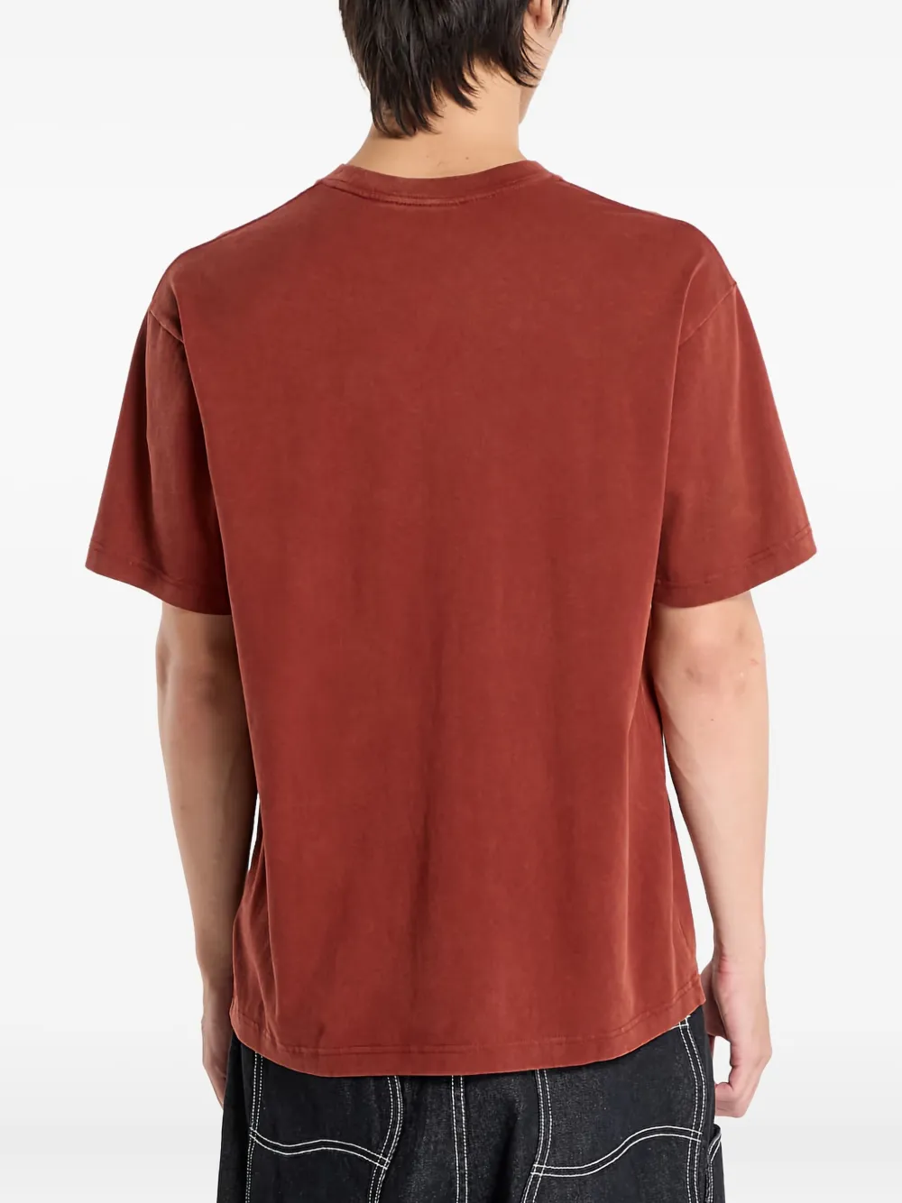 Vans Short-sleeve Crew-neck T-shirt In Red