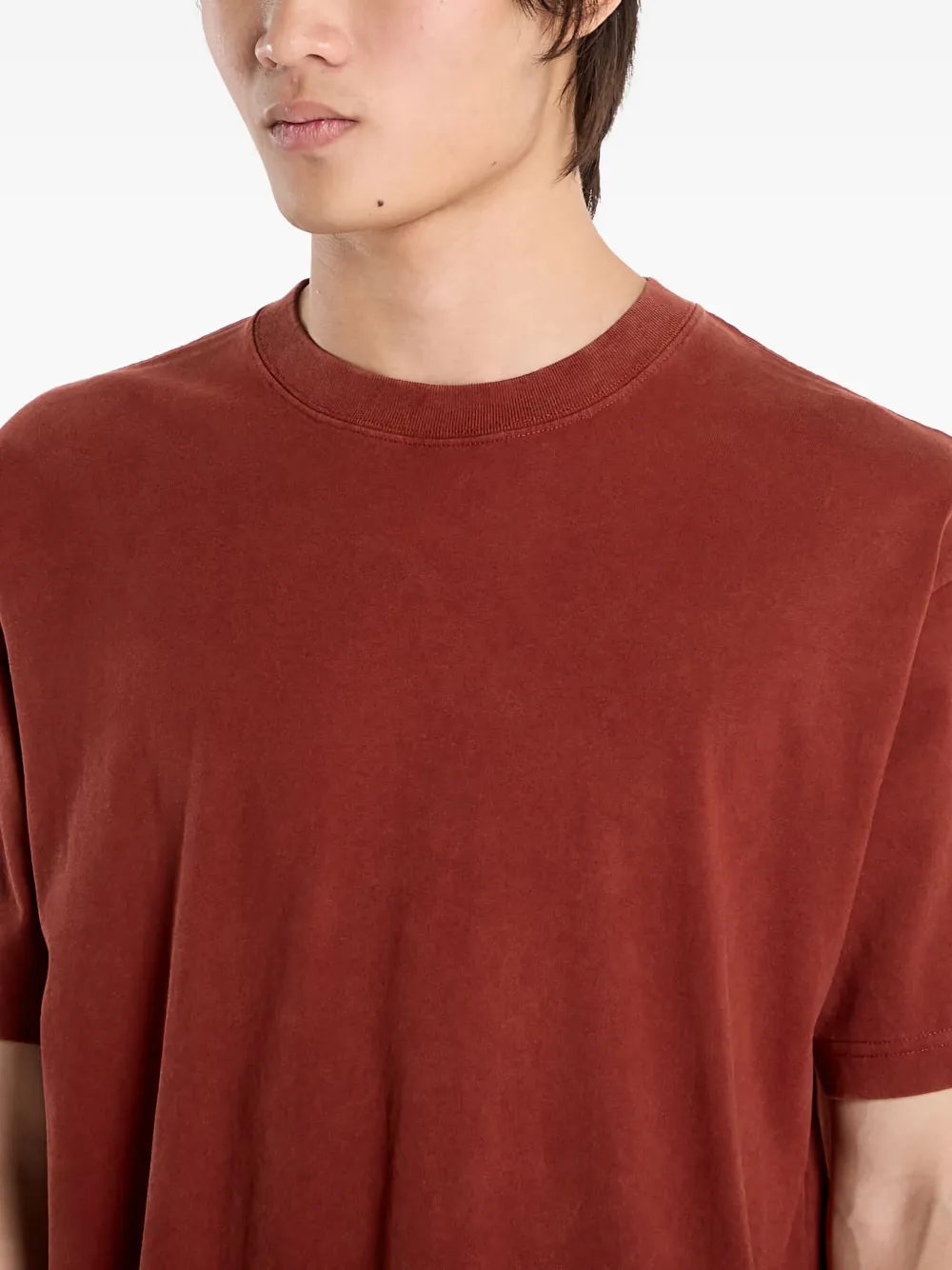 Vans Short-sleeve Crew-neck T-shirt In Red