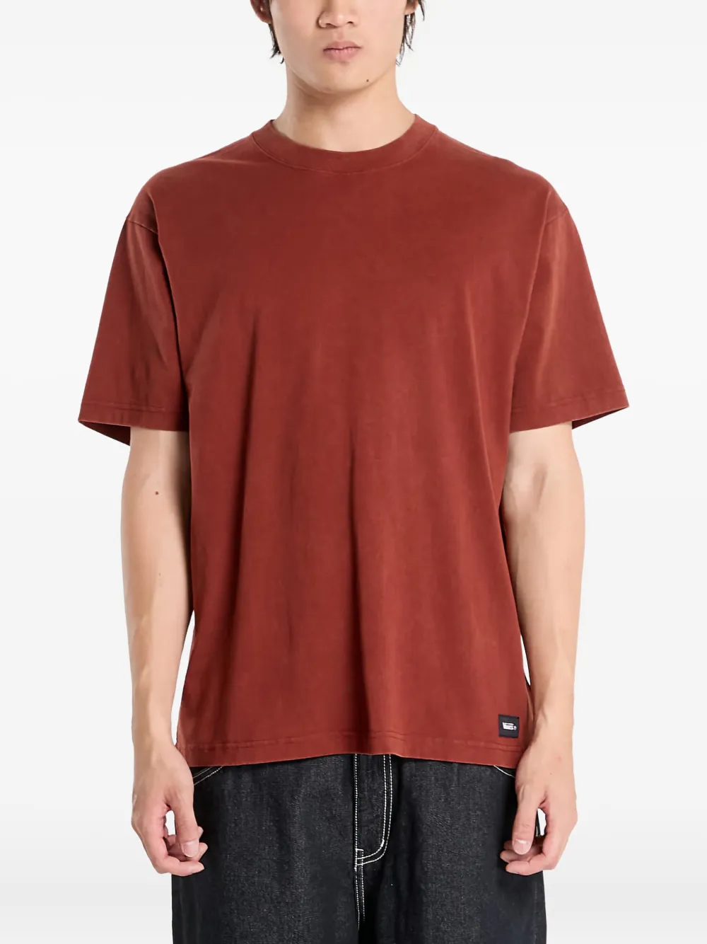Vans Short-sleeve Crew-neck T-shirt In Red