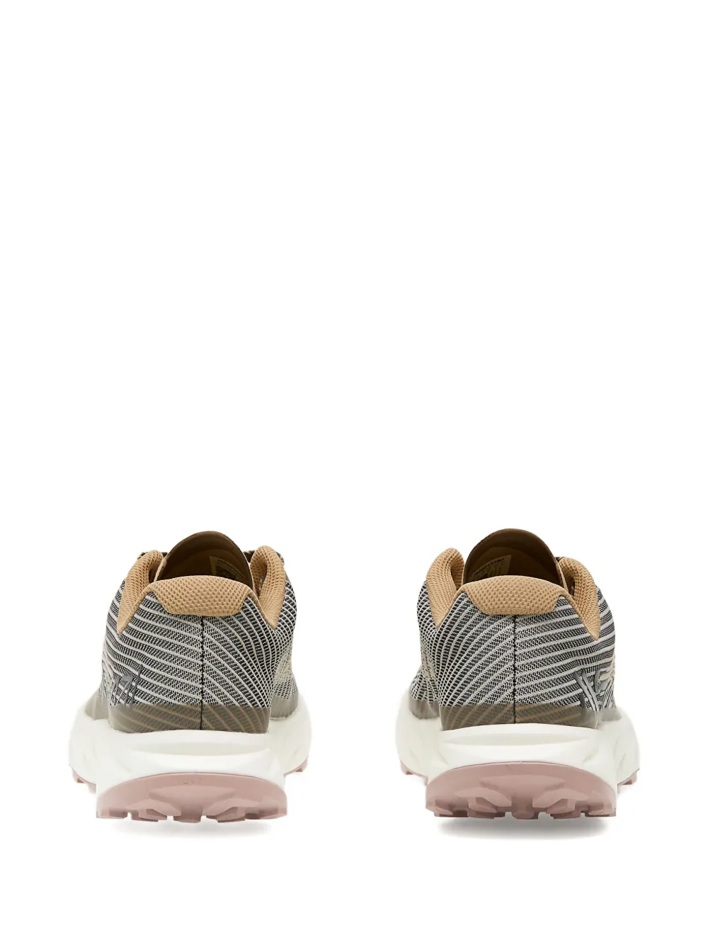 NNORMAL textured lace-up sneakers Neutrals