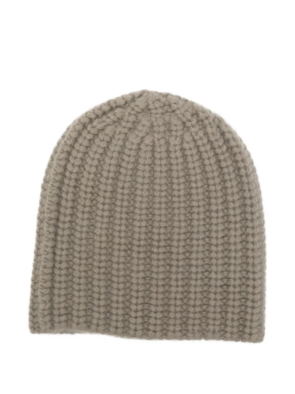 Liska Gerippte Beanie | Braun | Image 1