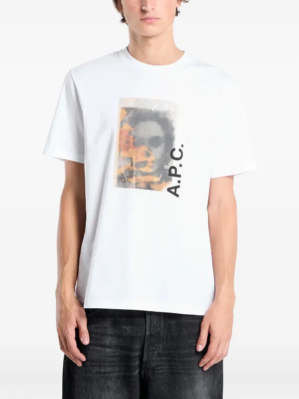 A.P.C. プリント Tシャツ | ホワイト | FARFETCH JP