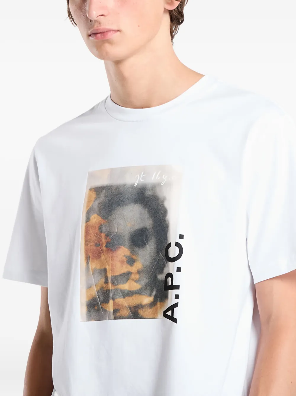 Apc Print T-shirt In White