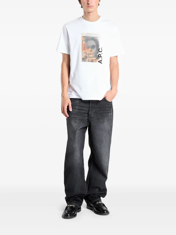 A.P.C. プリント Tシャツ | ホワイト | FARFETCH JP