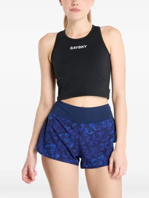 SAYSKY embroidered-logo tank top
