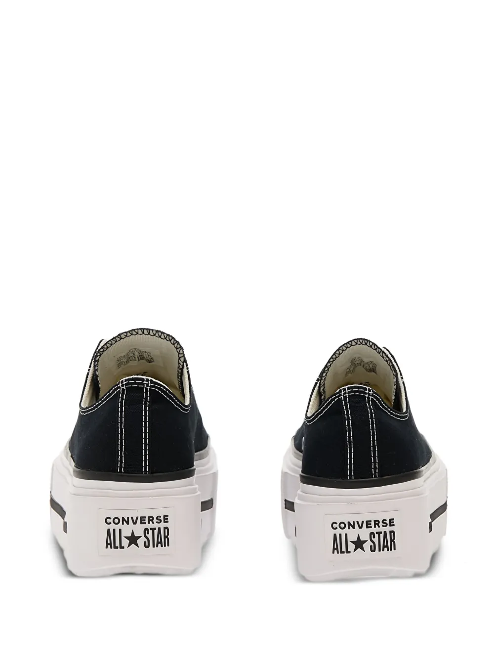 Converse Chuck Taylor sneakers met plateauzool Zwart