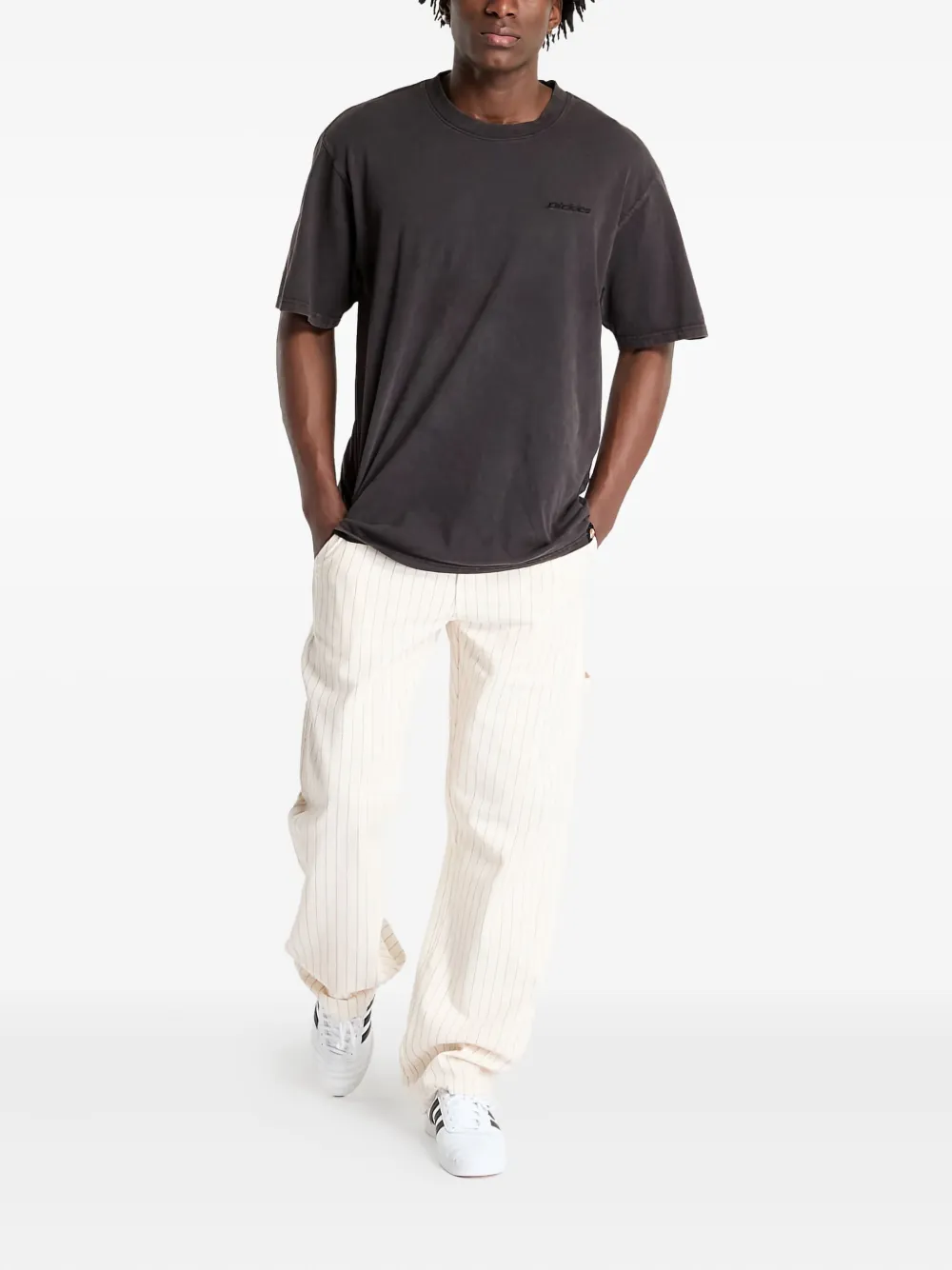 DICKIES Broek met krijtstreep - Beige