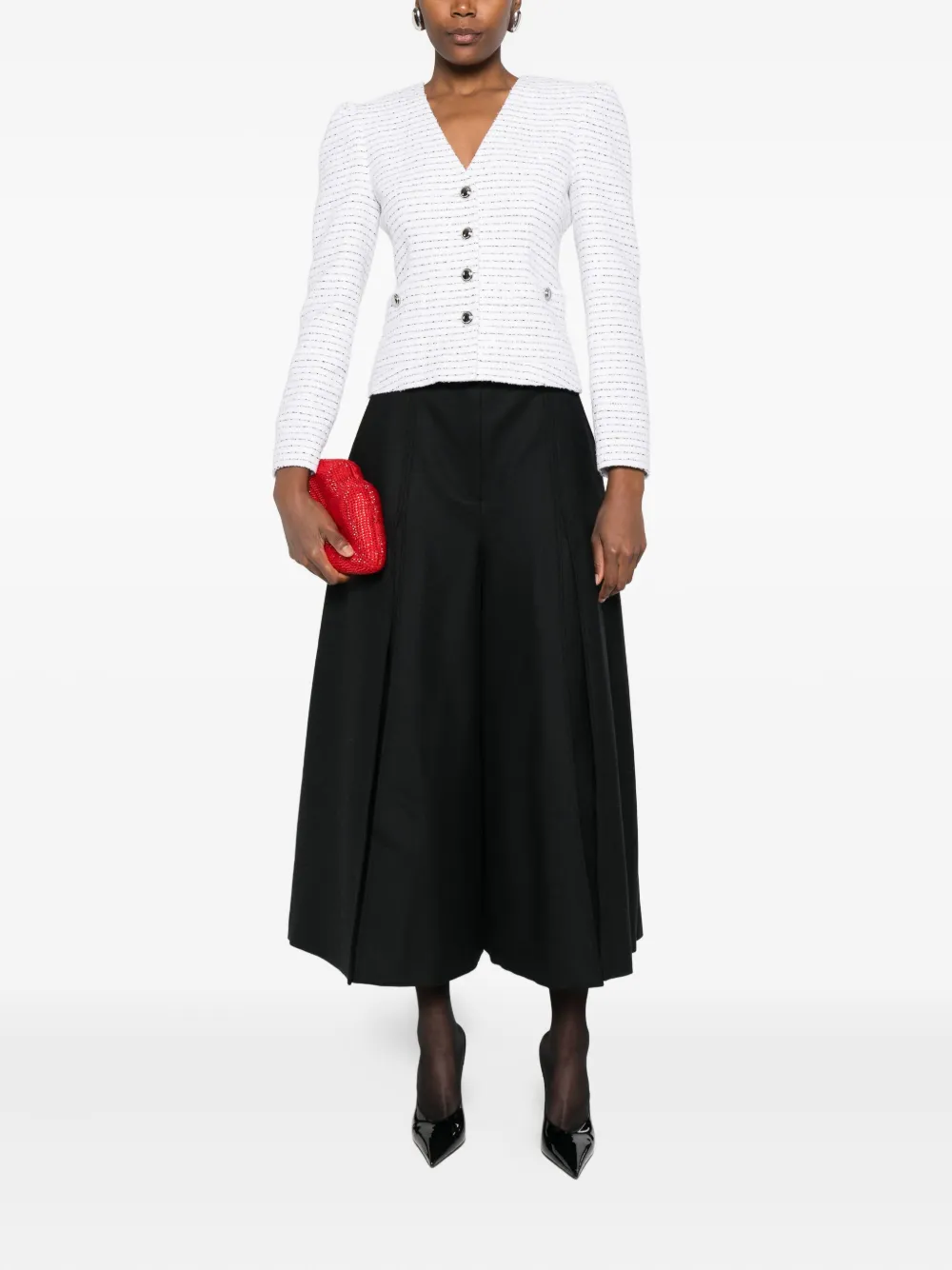 Alessandra Rich striped jacket | Fitted Jackets | Image 2