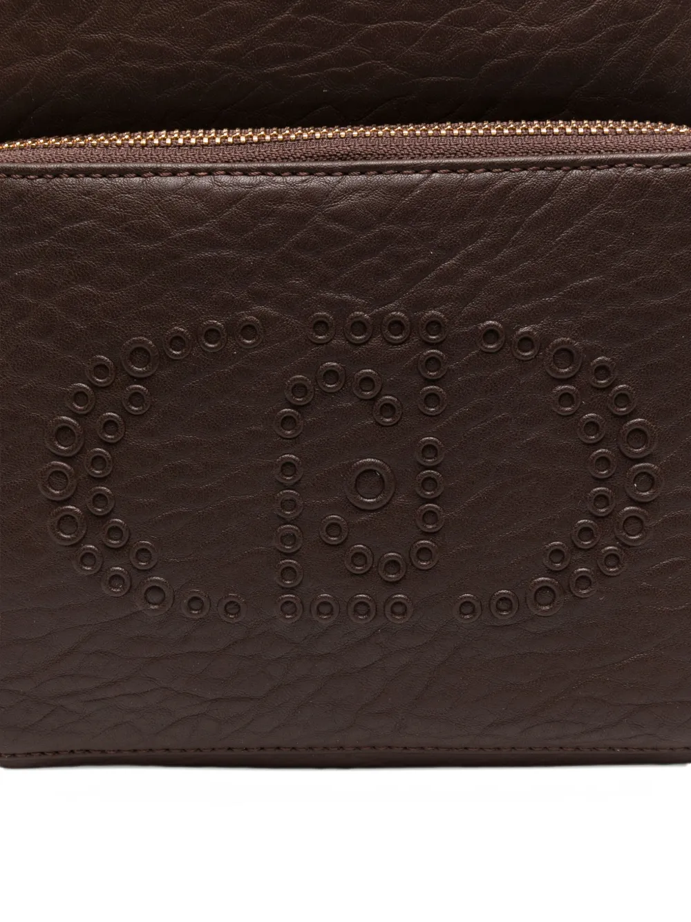 Liu •jo Embossed-logo Backpack In Brown