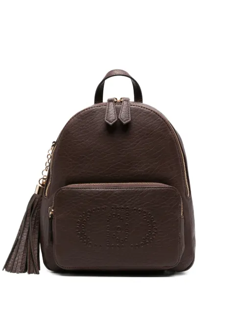 LIU JO embossed-logo backpack