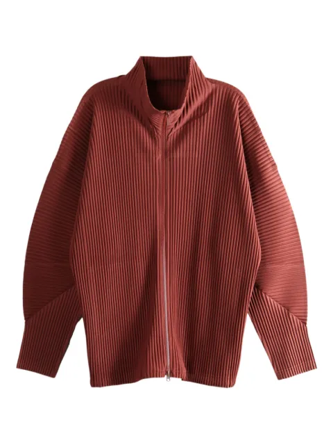 Homme Plissé Issey Miyake Monthly Colors: August pleated zip-front jacket