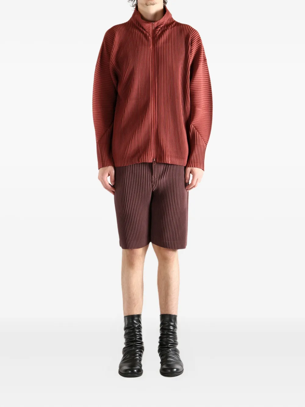 Homme Plissé Issey Miyake Monthly Colors: August pleated zip-front jacket | Lightweight Jackets | Image 2