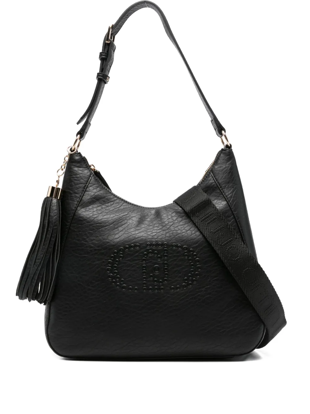 Liu •jo Versatile Shoulder Bag Tassel Detail In Black