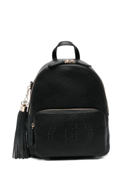 LIU JO embossed-logo tassel backpack