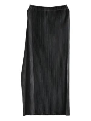 Pleats Please Issey Miyake プリーツ スカート | ブラック | FARFETCH JP