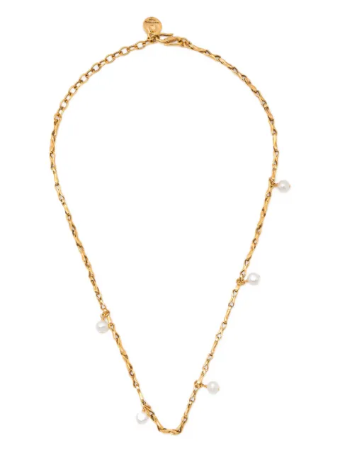 Goossens Riviera Pearls Tassel necklace