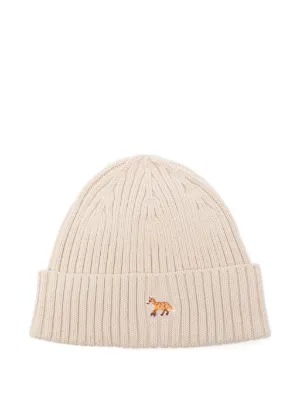 AMI Paris Ami De Coeur ウールビーニー | ニュートラル | FARFETCH JP