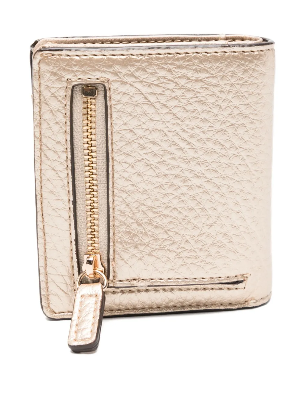 LIU JO logo-plaque wallet - Goud