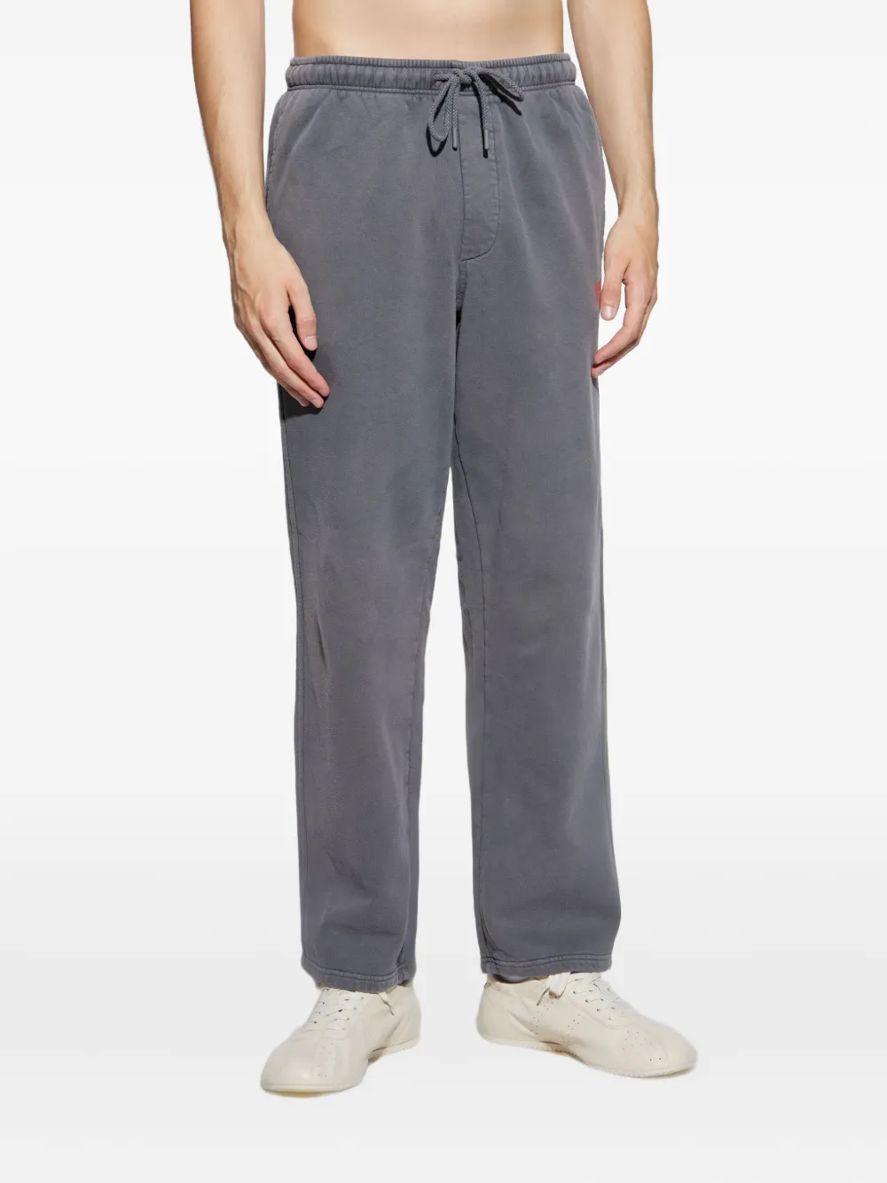 American Vintage Broek met trekkoord en logo Grijs