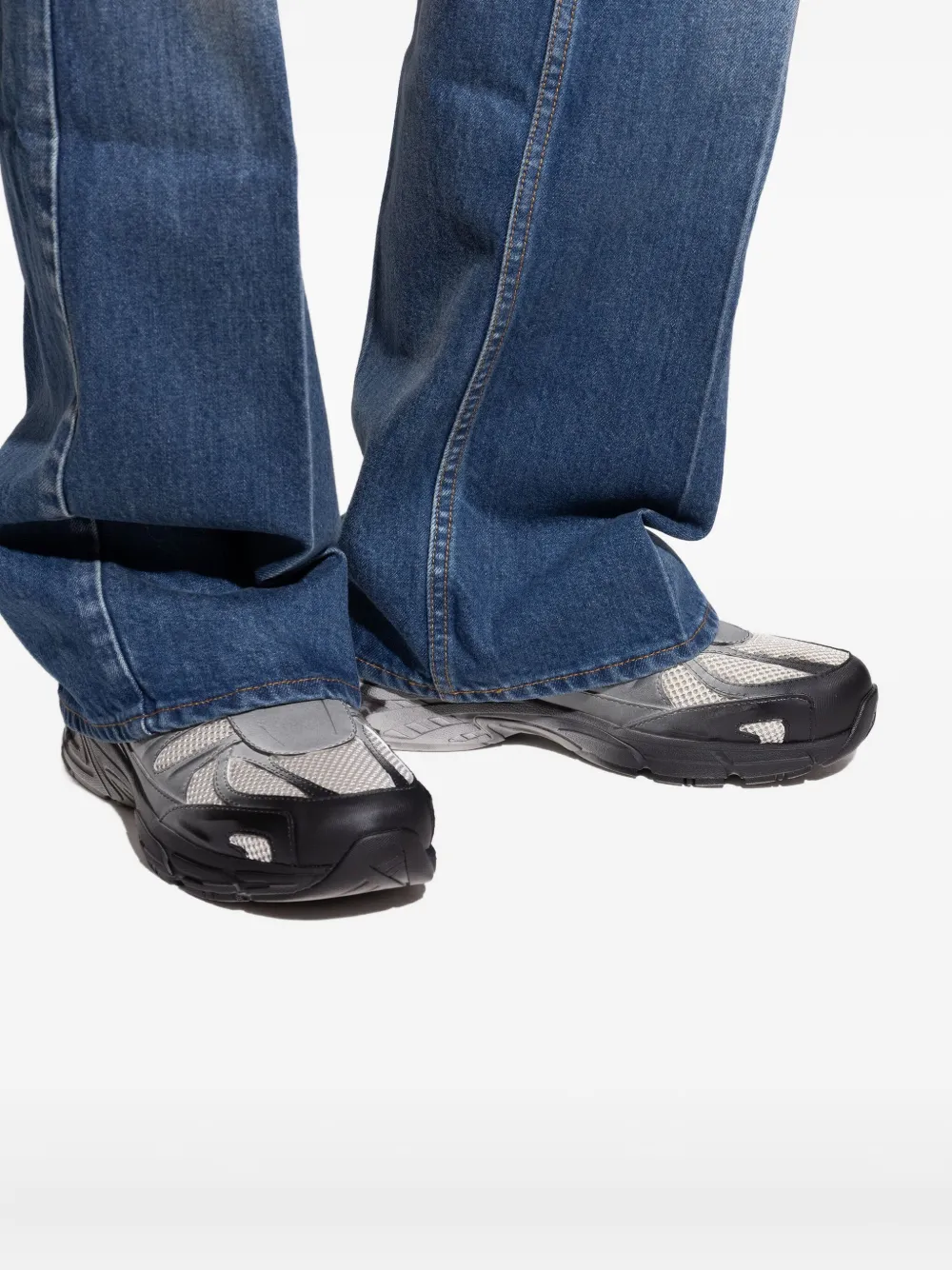 44 LABEL GROUP Mesh sneakers Grijs