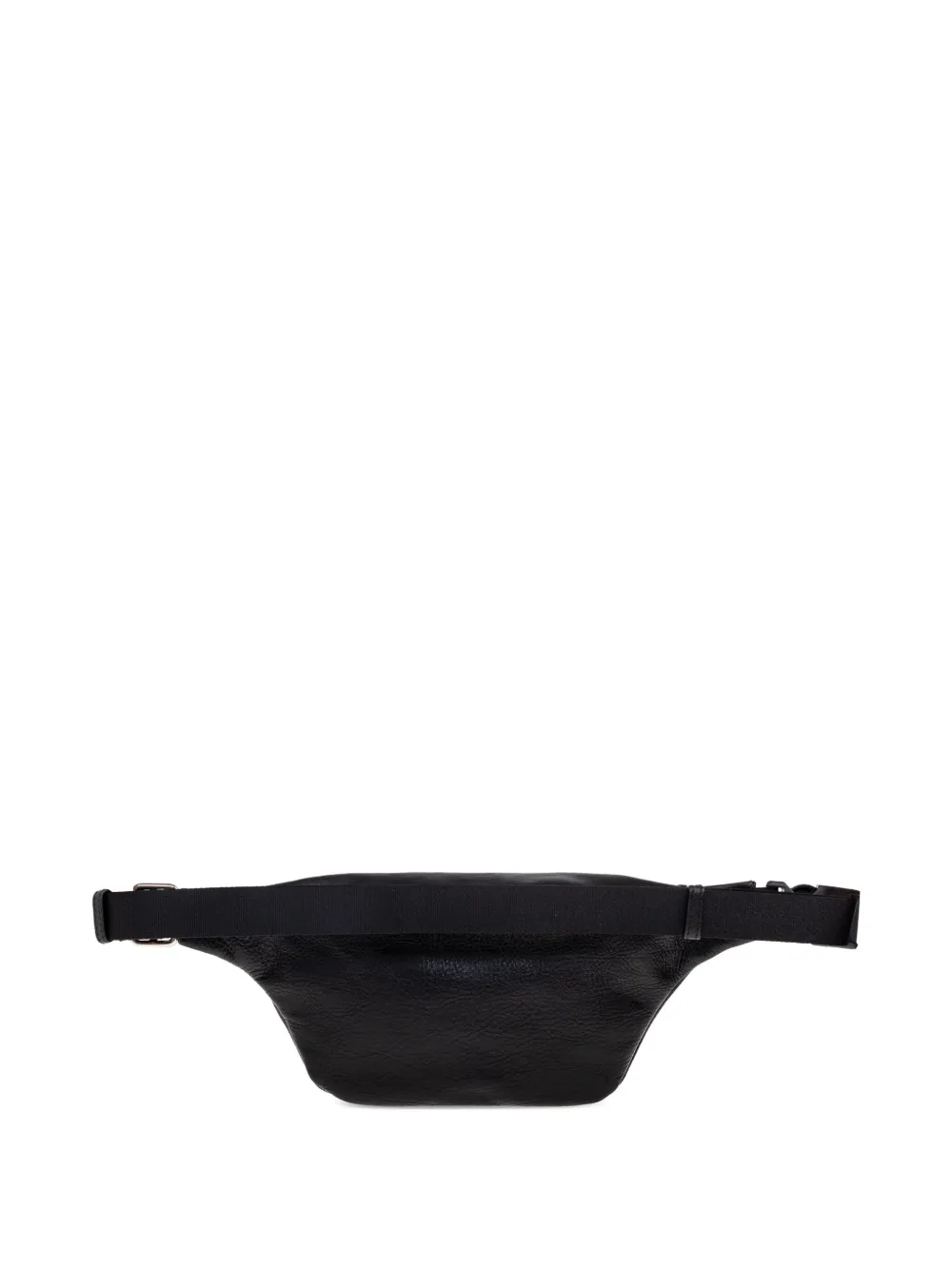 Iceberg Zipped Leather Tote Bag In Black
