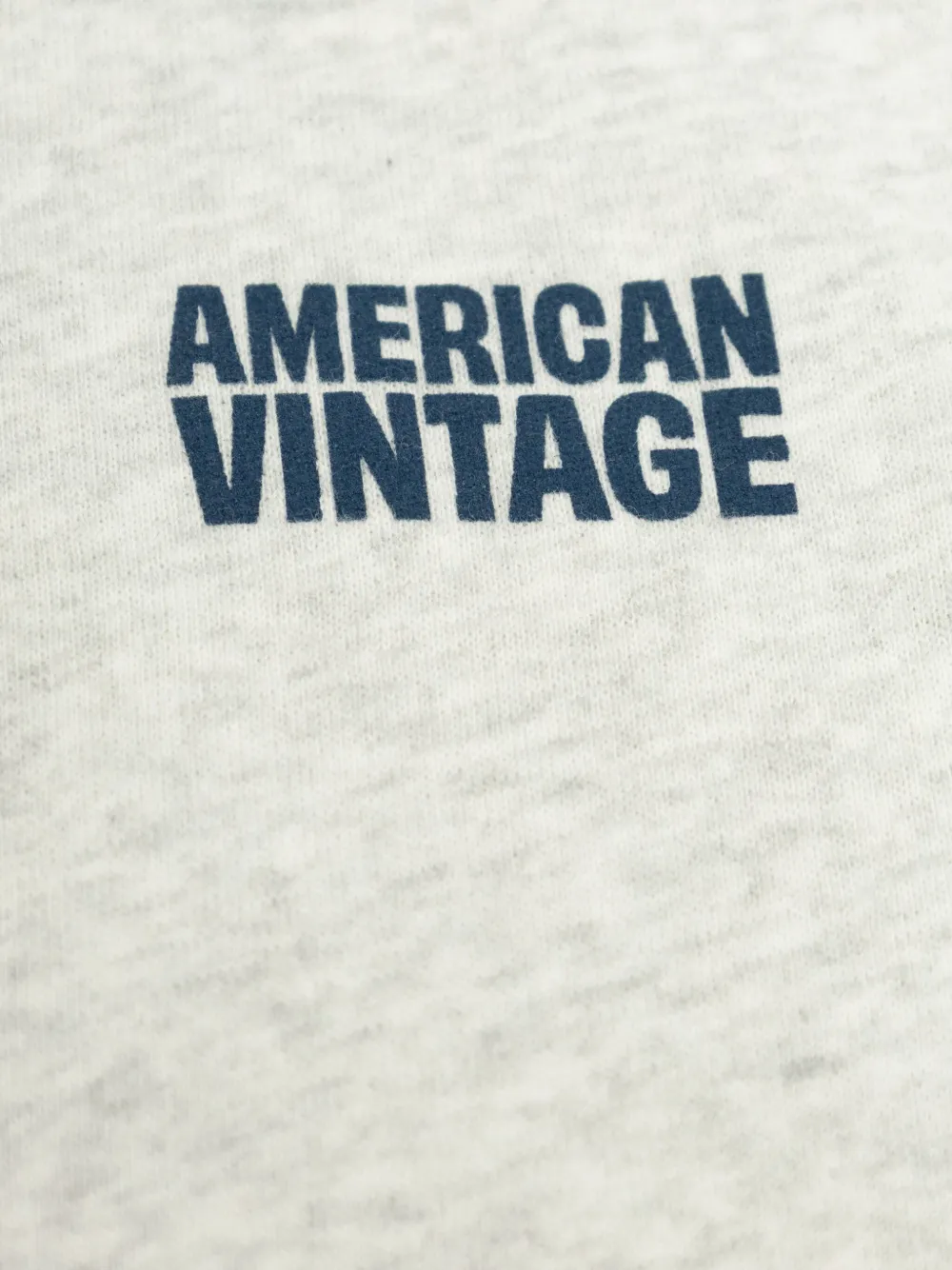 American Vintage Kids Top met logo Grijs