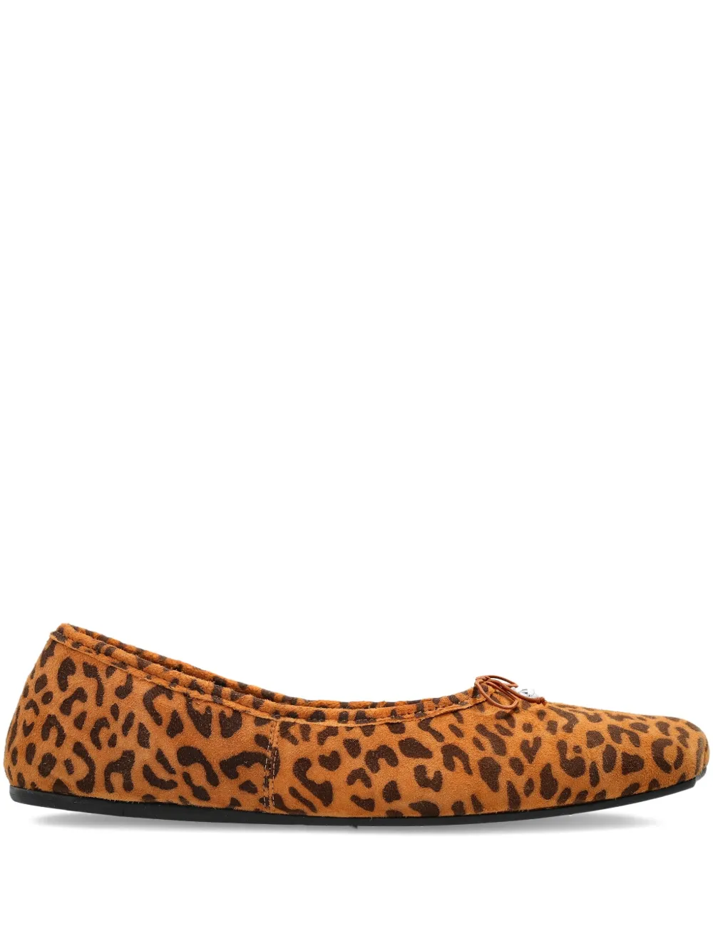 Vivienne Westwood Sneakers met luipaardprint en strik Bruin