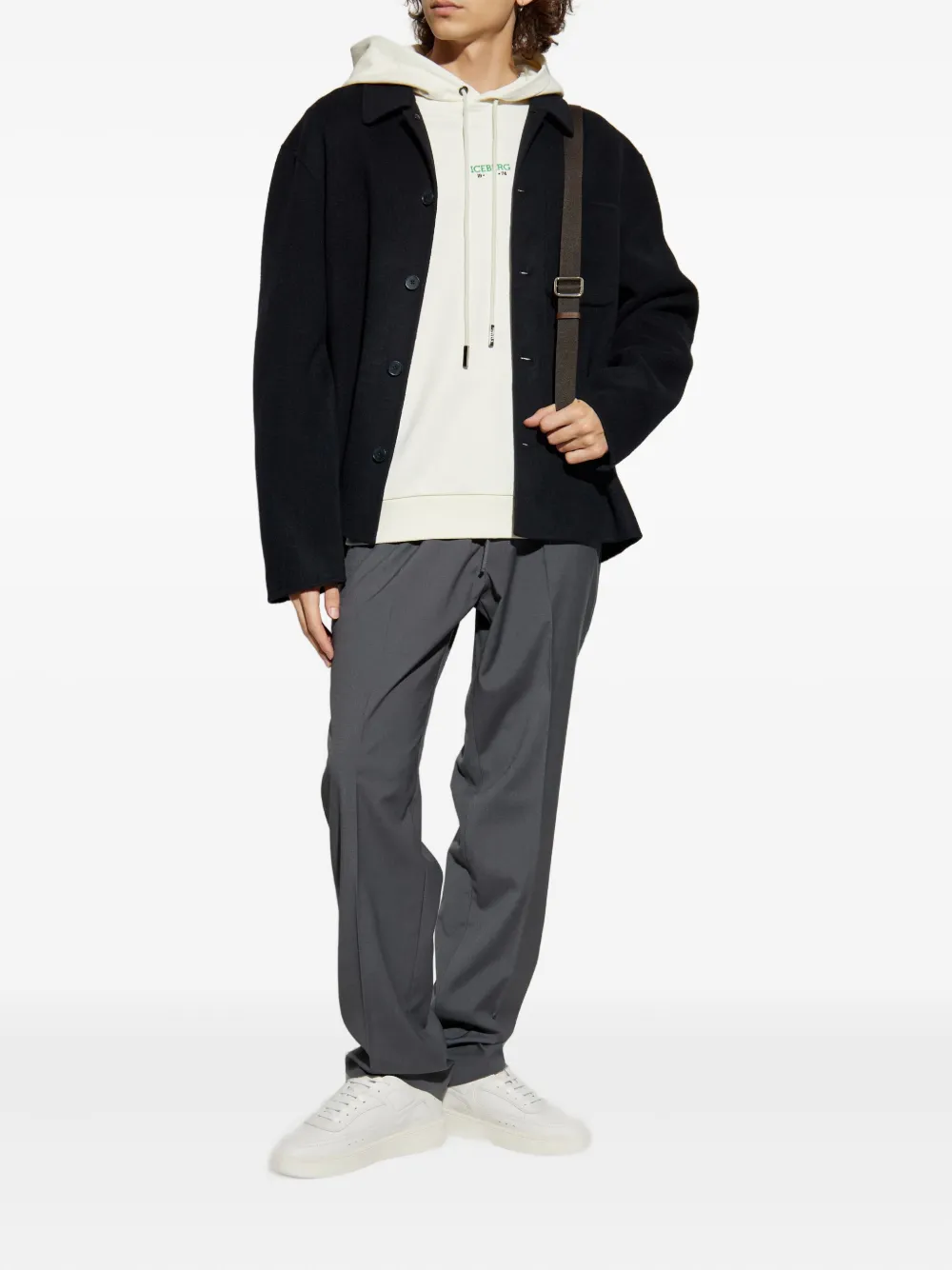 Iceberg graphic-print drawstring hoodie | Hoodies | Image 2