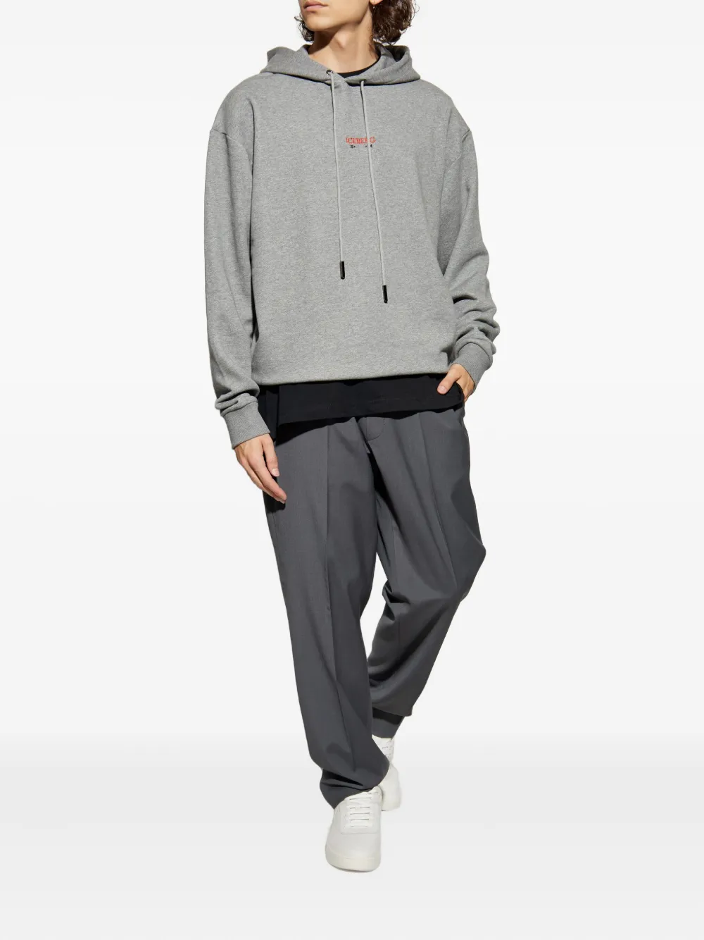 Iceberg graphic-print drawstring hoodie | Hoodies | Image 2